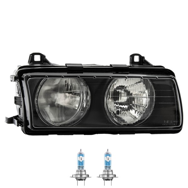 Halogen Scheinwerfer Rechts H7 FüR BMW 3Er Cabriolet Touring Inklusive Lampen-image