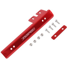 Jdm Red Universal Bumper License Plate Front Mount Bracket Relocator Holder Bar