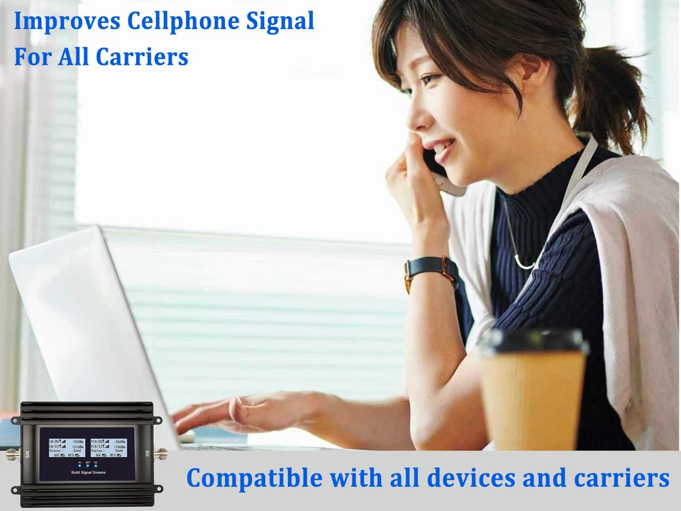 Cell Phone Signal Booster 3G 4G 5G Amplifier Band 2/4/5/12/13/17/25/66 Full kit - Image 2 of 4