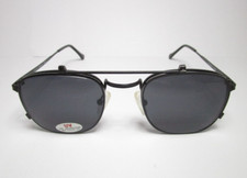 Vtg Optic Marquis Rutger Convertible Glasses Frames Demo Lenses Sunglasses