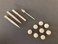 PORTA AGHI  UNCINETTO ATTREZZI DA RICAMO  VINTAGE - PRIMI 900