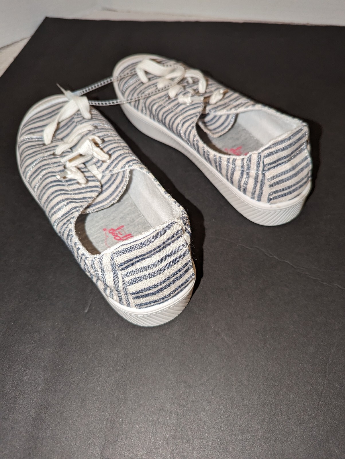 Women's Jellypop Comfort Fit Blue Stripes Tennis Shoes Size 10 eBay
