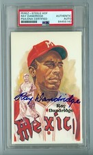 Ray Dandridge Perez Steele HOF Postcard #197 PSA/DNA Encased Autograph