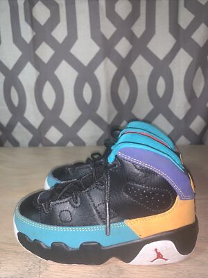 black and orange retro 9