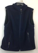 Port Authority Kids Small Navy Blue Zippered Sleeveless Vest