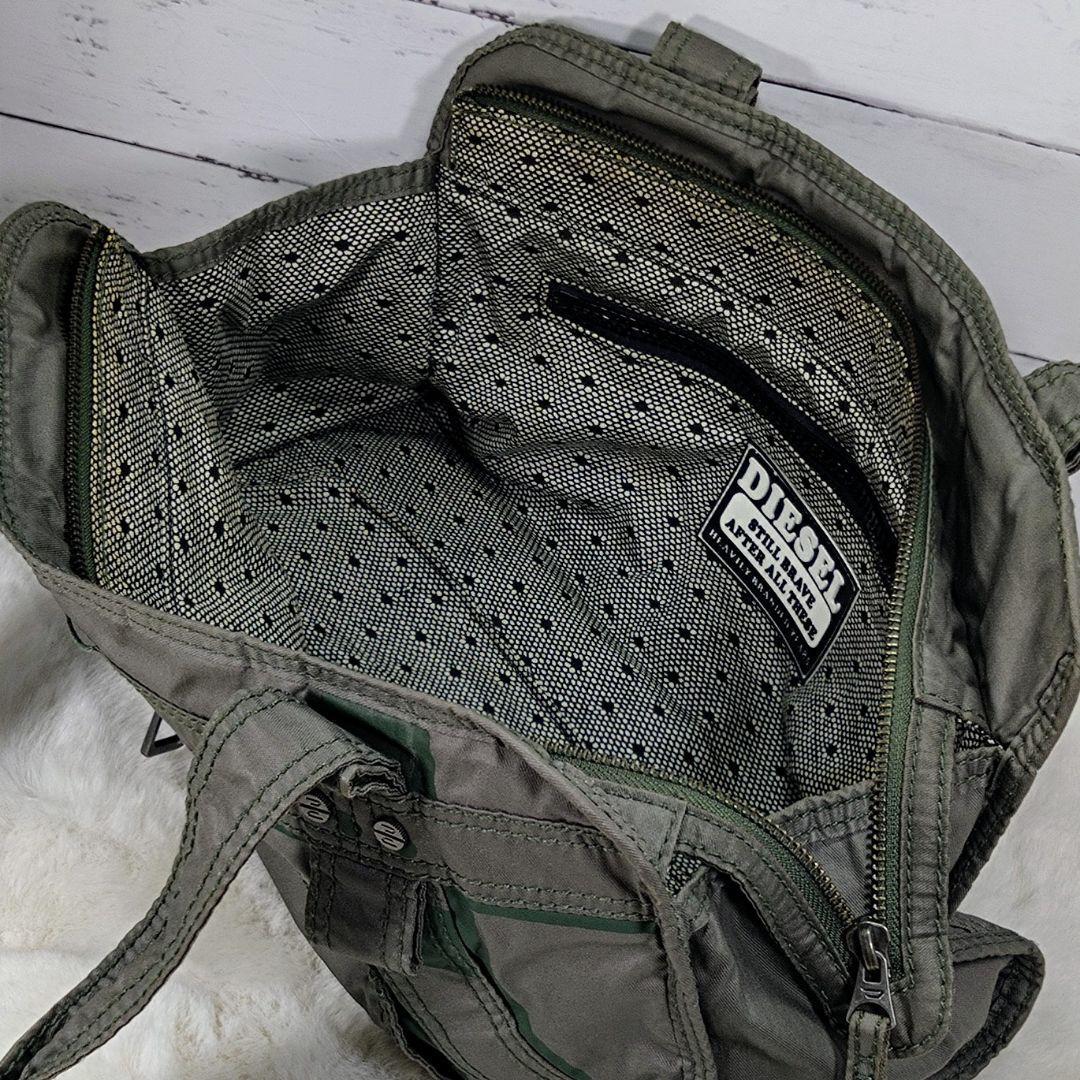 Diesel Women Archive Metal Logo Shoulder Bag Y2K Casual Practical 