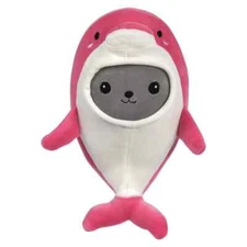 Pink Dressed Seal Plush Toy . Super Soft & Cute. 12 inches NWT