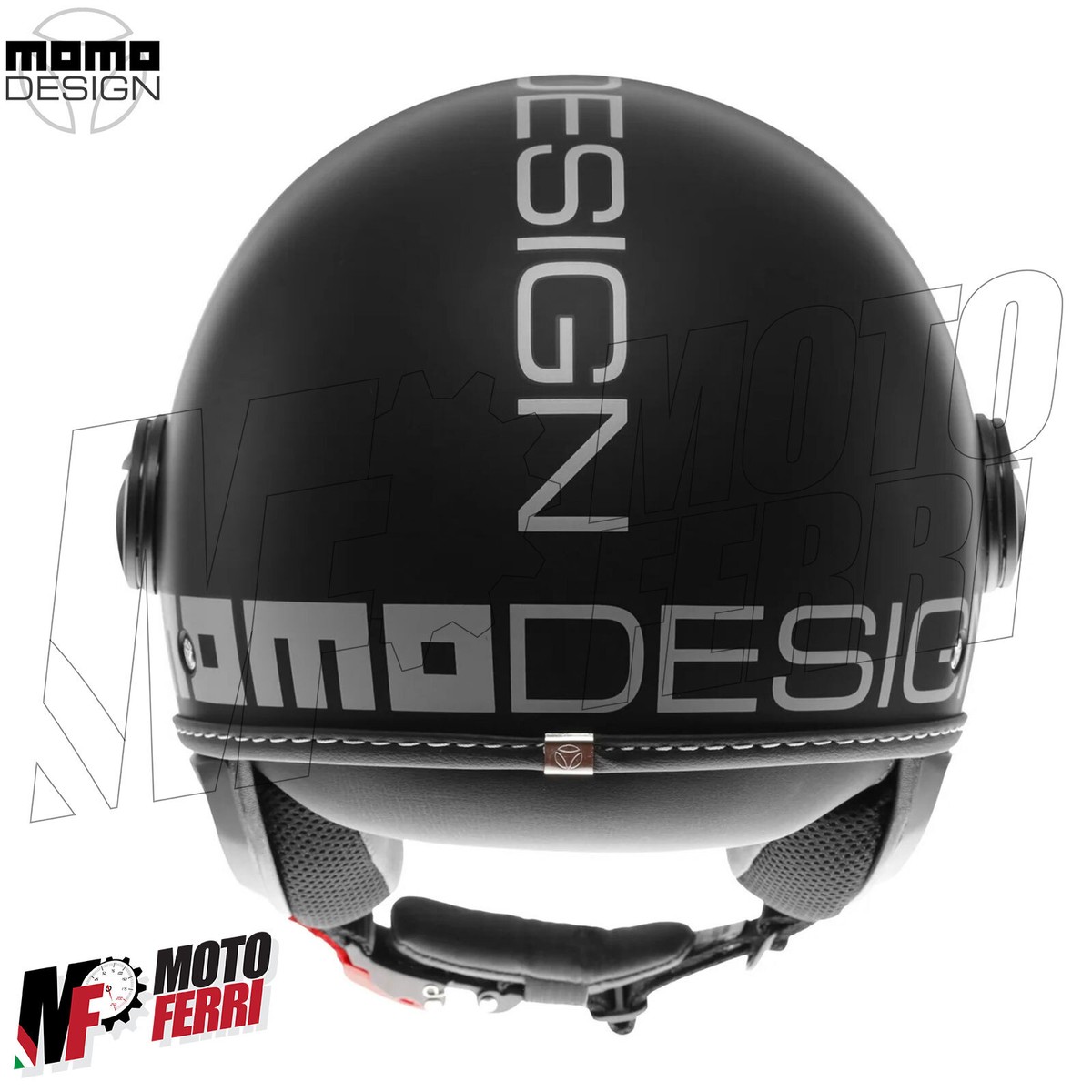 ▪️ momomo　▪️ Mf7868 Jet Helmet Momo Design Fgtr Evo Matte Black / Silver Double