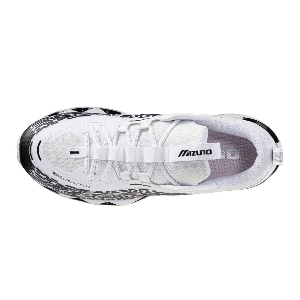 WAVE PROPHECY 13.2 Unisex White x Black MIZUNO Shoes | eBay