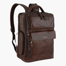Aeronautica Militare Zaino porta PC in pelle Vintage AM305-MO