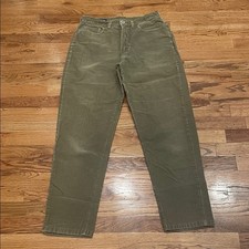 Lands' End Women s Corduroy Pants in Olive Green small