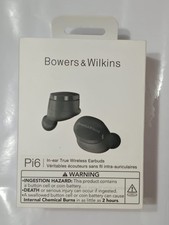 Bowers Wilkins Pi6 Wireless Earbuds-Storm Grey, in-Ear Wireless Bluetooth