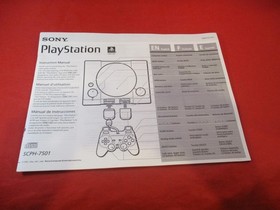 Sony Playstation 1 PS1 System Console Manual + Inserts + Volume 10 Demo w/ Bag!