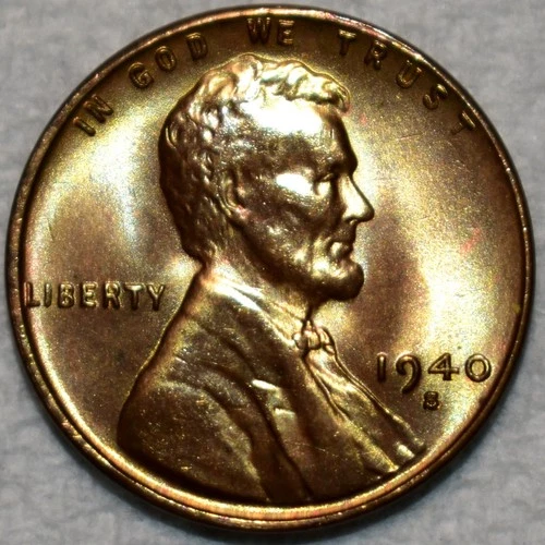 Gem Uncirculated 1940-S/S RPM-7 Lincoln Cent, Gorgeous, Notable Variety.