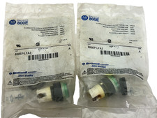 Lot of 2x Allen Bradley 800EP-LFA3 Illuminated Button, Green