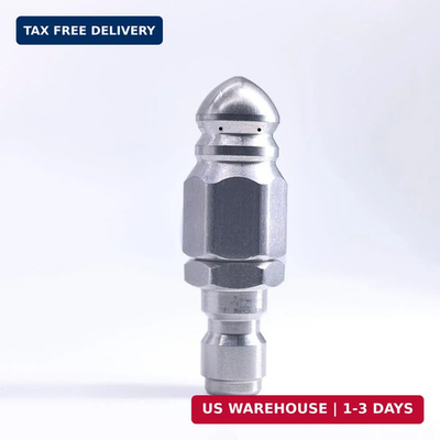 #ad Sewer Jetter Nozzle High Pressure Drain Jetter Hose Nozzle With Stainless Stee $9.07