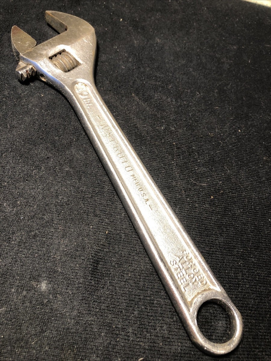 Vintage Proto 10” Adjustable Wrench No. 710-S USA Excellent! | eBay
