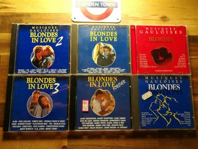 Blondes In Love Gallische Musik Vol. 1 2 3/Forever/Generation 6X CD Neuwertig & Sehr guter Zustand