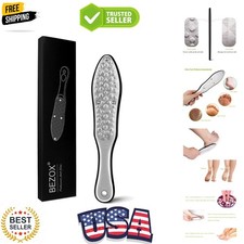 Professional Foot File Callus Remover, Double Sided Pedicure Rasp for Cracked...