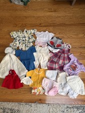 Lot Vintage Doll Clothes/Unique, Some Handmade/25 pieces Good Condition