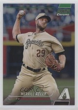 2022 Topps Stadium Club Chrome Updates Green Refractor 52/99 Merrill Kelly 15ur