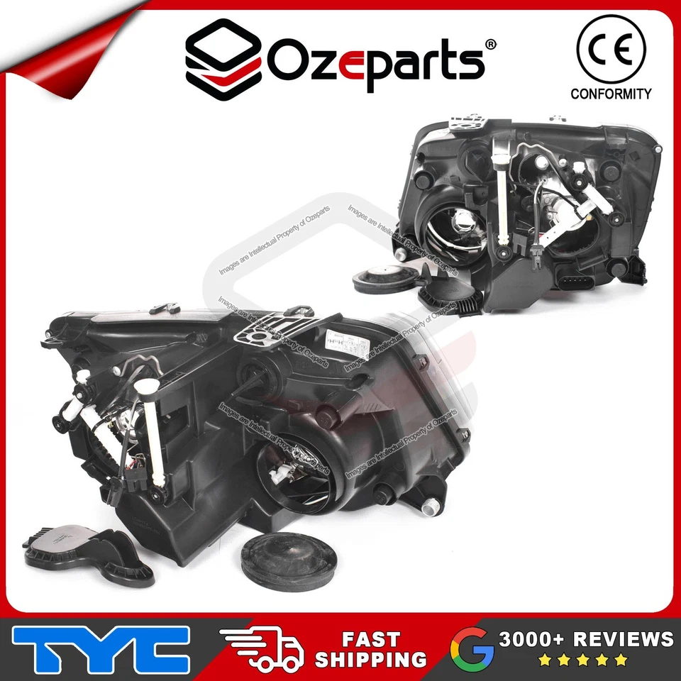 TYC Pair LH+RH Head Light Lamp For Volkswagen VW Amarok Ute 2H 2010~2022 - image 2 of 4