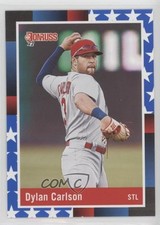 2022 Donruss Retro 1988 Variation Independence Day Dylan Carlson (Throwing) 0s1o