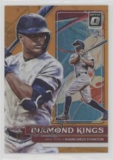 2022 Panini Donruss Optic Diamond Kings Orange Prizm /125 Giancarlo Stanton s1i