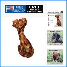 All-Natural Marrow-Filled Dog Bone Treats for Large Aggressive Chewers - 1 Pack