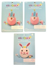 Lot of 3 Creatology Egg Decorating Kit Easter Bunny, Bunny Gnome Easter Craft