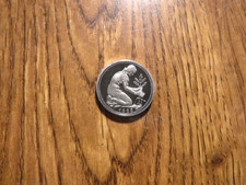GERMANY 50 PFENNIG 1988 J PROOF COIN (476)