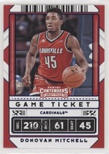2020 Panini Contenders Draft Picks Game Ticket Blue 66/99 Donovan Mitchell o7m