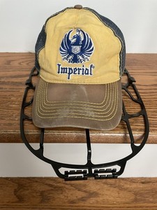 Imperial Beer Men’s Hat Strapback Mesh Embroidered Part Baseball Cap Yellow Blue