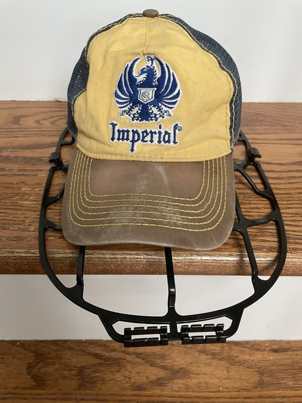 Imperial Beer Men’s Hat Strapback Mesh Embroidered Part Baseball Cap Yellow Blue