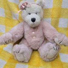 Vintage Boyds Bears  Friends Guinevere Pink Teddy Bear Plush Archive Small