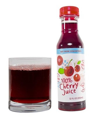Tart Cherry Juice Concentrate 100% Natural No Sugar Added 12oz Ready Drink Healt