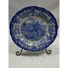 Spode Blue Room Collection The Ostrich House Plate