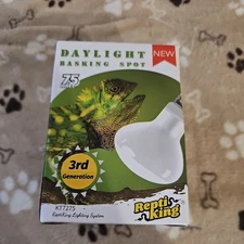 Reptile Heat Bulb Lamp, 75W Daylight Basking Spot Repti  King KT7275