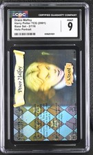 2001 Harry Potter TCG Base Set Draco Malfoy Holo Portrait 2/116 CGC 9
