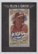 2021 Topps Allen & Ginter's Mini Black Framed 5/25 John Kruk #FMA-JK Auto qf8