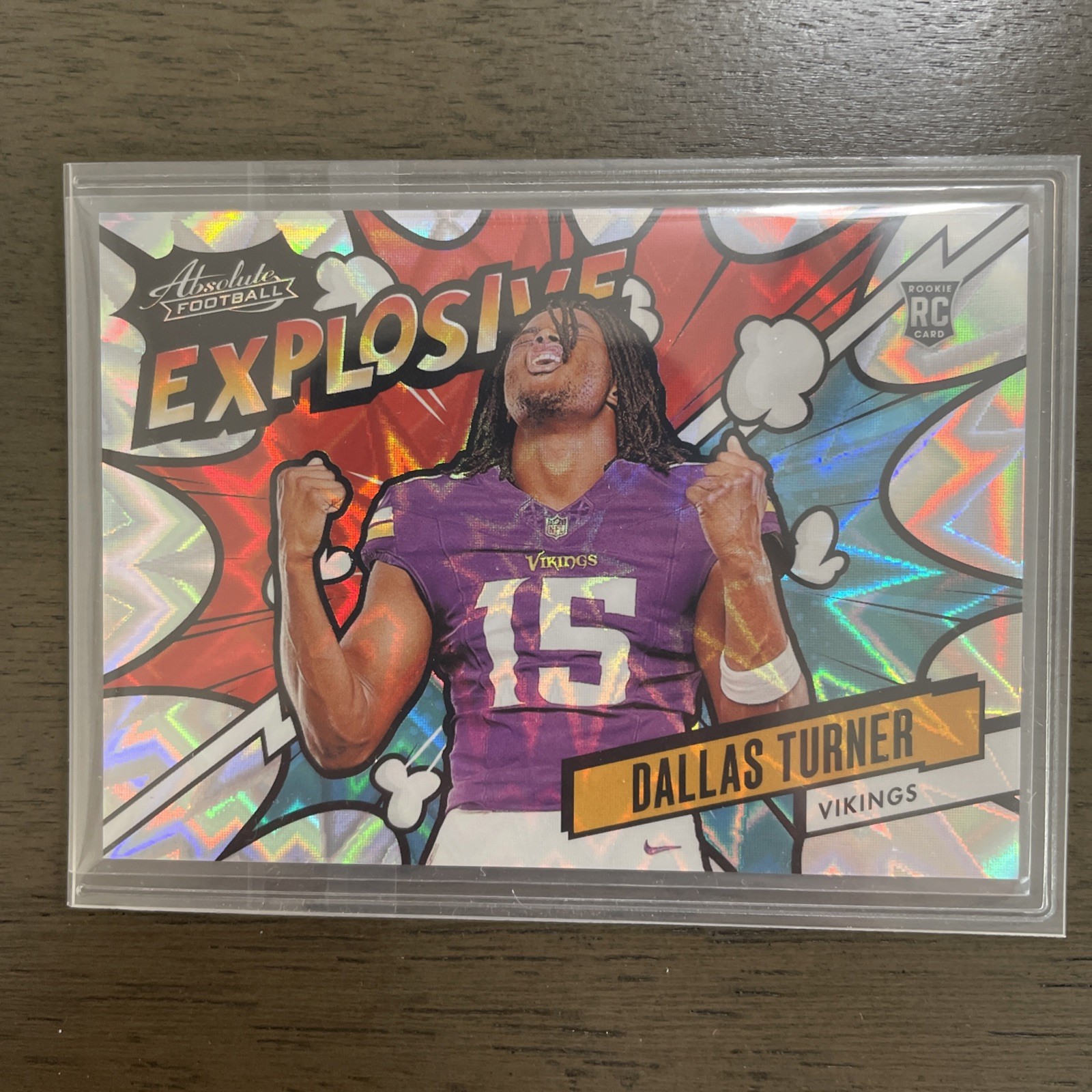 2024 Panini Absolute - Explosive Dallas Turner #EX-DTR (RC)