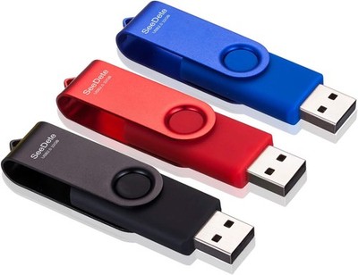 32GB USB Flash Drives, USB Stick, Thumb Drive Rotated Design, Memory Stick with