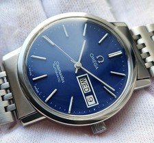 OMEGA SEAMASTER AUTOMATIC CAL1022 DAY&DATE BLUE DIAL MEN'S WATCH 9