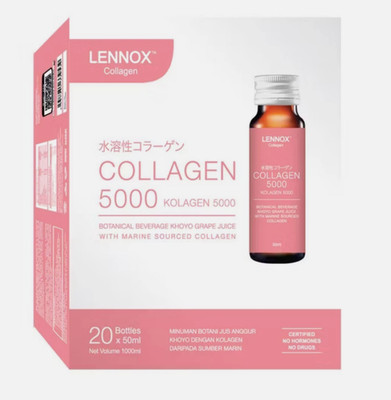 50ml LENNOX Firm Up+ Bright Collagen 20s Beauty Drink NEW ORIGINAL
