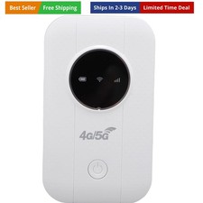 4G 5G Portable WiFi Hotspot, Mobile Hotspot Travel Router 300Mbps LTE SIM Car...