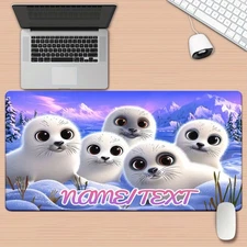 15.7x35.4 inch 1pc Custom NameText Personalized Desk Mat-Extra Large XXL Gaming