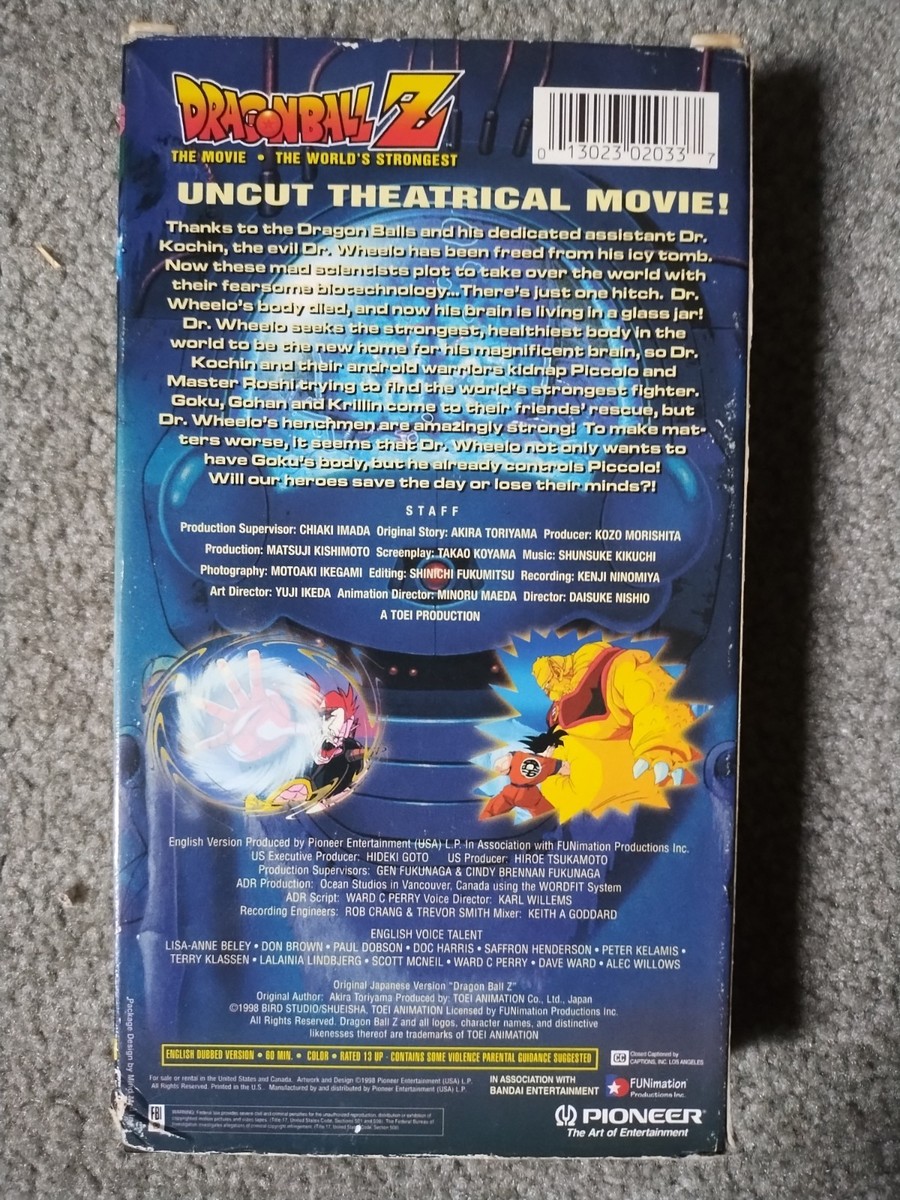 Dragon Ball Z Movies VHS Pioneer/ Oceans Studio's. Movies #1, #2