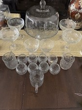 Princess House Fantasia 19 Pc Set! Punch Bowl...