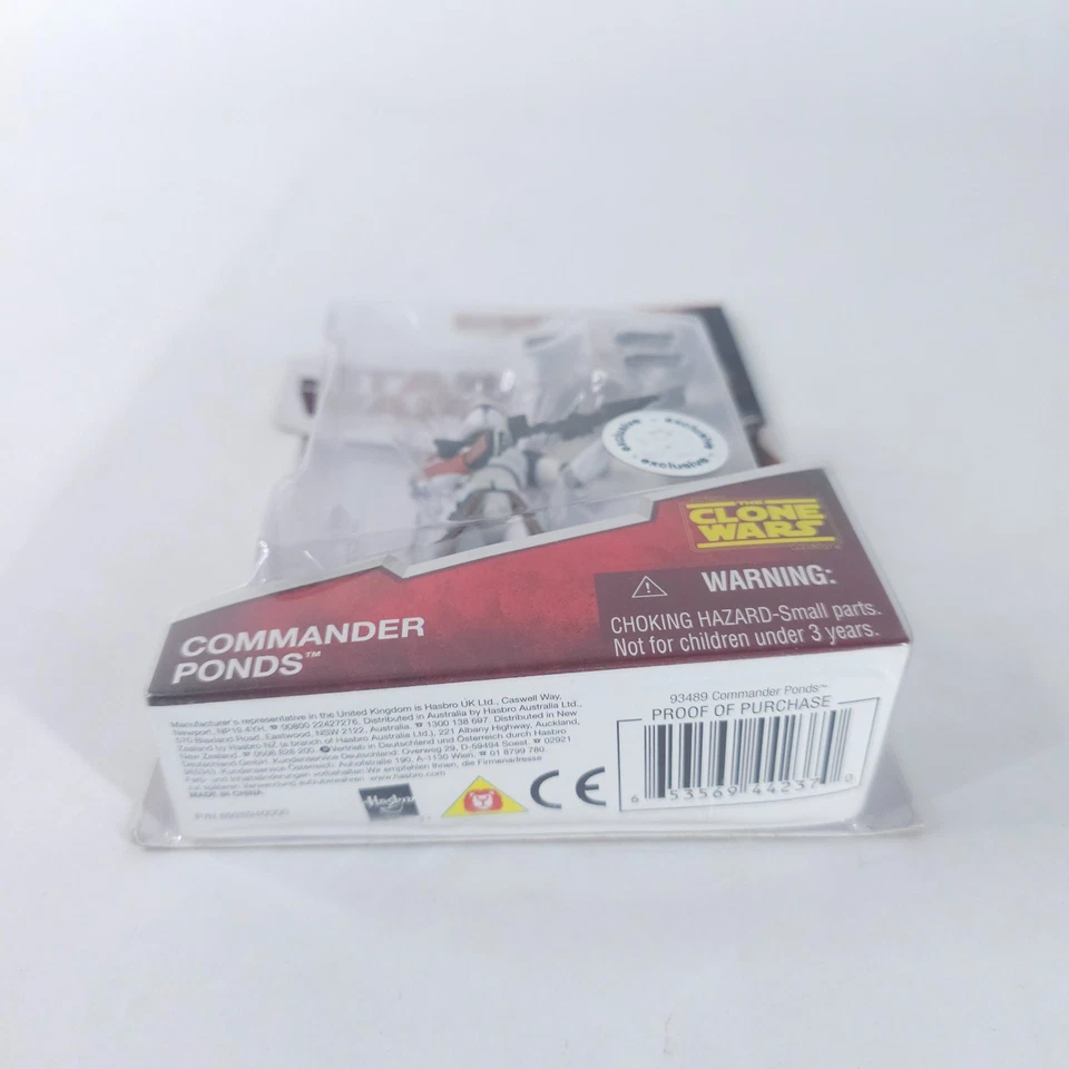 Figura de acción Star Wars Clone War Commander Ponds 2009 nueva sellada exclusiva de TRU Foto 3 de 3