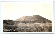 Vista del Monumento Nacional Monte Capulin Folsom Nuevo México Casi Nuevo RPPC Foto Postal